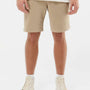 Independent Trading Co. Mens Pigment Dyed Fleece Shorts w/ Pockets - Sandstone Brown