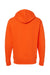 Independent Trading Co. SS4500 Mens Hooded Sweatshirt Hoodie Orange Flat Back