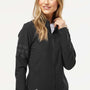 Adidas Womens 3 Stripes Full Zip Jacket - Black - NEW