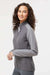Adidas A268 Womens 3 Stripes Full Zip Jacket Grey Model Side
