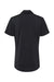 Adidas A515 Womens Ultimate Moisture Wicking Short Sleeve Polo Shirt Black Flat Back
