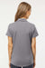 Adidas A515 Womens Ultimate Moisture Wicking Short Sleeve Polo Shirt Grey Model Back