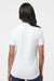 Adidas A515 Womens Ultimate Moisture Wicking Short Sleeve Polo Shirt White Model Back