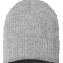 Atlantis Headwear Mens Sustainable Rib Cuffed Beanie - Light Grey Melange