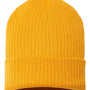 Atlantis Headwear Mens Sustainable Rib Cuffed Beanie - Mustard Yellow