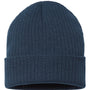 Atlantis Headwear Mens Sustainable Rib Cuffed Beanie - Navy Blue