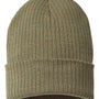 Atlantis Headwear Mens Sustainable Rib Cuffed Beanie - Olive Green