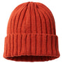 Atlantis Headwear Mens Sustainable Cable Knit Cuffed Beanie - Rusty - NEW