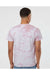 Dyenomite 200CR Mens Crystal Tie Dyed Short Sleeve Crewneck T-Shirt Rose Model Back