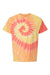 Dyenomite 200TI Mens Tide Tie Dyed Short Sleeve Crewneck T-Shirt Snap Dragon Flat Front