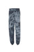 Dyenomite 973VR Mens Dream Tie Dyed Sweatpants Black Crystal Flat Back