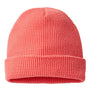 Richardson Mens Waffle Cuffed Beanie - Coral - NEW