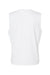 Alternative 1174 Womens Go To Crop Muscle Tank Top White Flat Back