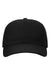 Richardson 254RE Mens Sustainable Ashland Dad Hat Black Flat Front