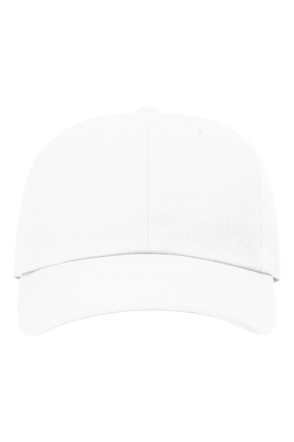 Richardson 254RE Mens Sustainable Ashland Dad Hat White Flat Front