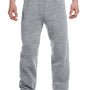 Jerzees Mens NuBlend Pill Resistant Fleece Sweatpants - Oxford Grey