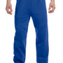 Jerzees Mens NuBlend Pill Resistant Fleece Sweatpants - Royal Blue