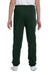 Jerzees 973B Youth NuBlend Fleece Pill Resistant Sweatpants Forest Green Model Back