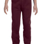 Jerzees Youth NuBlend Fleece Pill Resistant Sweatpants - Maroon