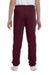 Jerzees 973B Youth NuBlend Fleece Pill Resistant Sweatpants Maroon Model Back