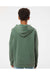 Independent Trading Co. PRM1500Y Youth Pigment Dyed Hooded Sweatshirt Hoodie Alpine Green Model Back