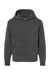 Independent Trading Co. PRM1500Y Youth Pigment Dyed Hooded Sweatshirt Hoodie Black Flat Front