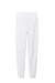 Jerzees 975MP/975MPR Mens NuBlend Fleece Jogger Sweatpants w/ Pockets White Flat Back