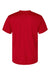 Holloway 222818 Mens Momentum Short Sleeve Crewneck T-Shirt Scarlet Red Flat Back