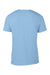 Gildan 980 Mens Short Sleeve Crewneck T-Shirt Baby Blue Flat Back