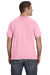 Gildan 980 Mens Short Sleeve Crewneck T-Shirt Charity Pink Model Back