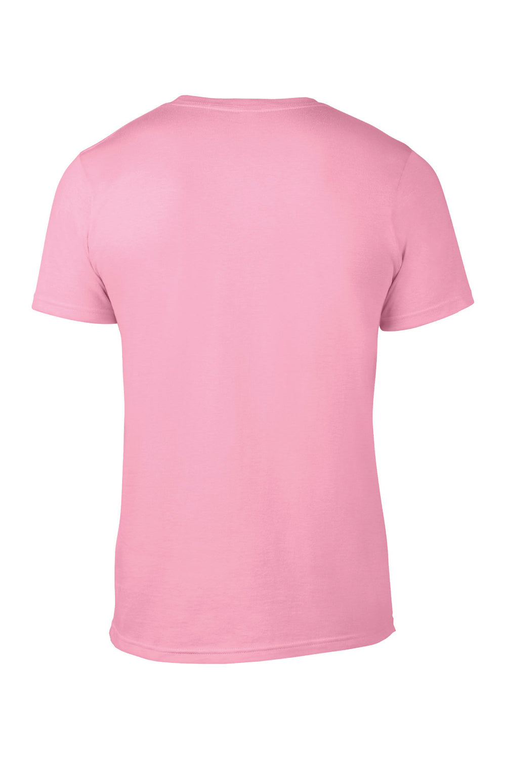 Gildan 980 Mens Short Sleeve Crewneck T-Shirt Charity Pink Flat Back