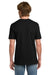 Gildan 980 Mens Short Sleeve Crewneck T-Shirt Black Model Back