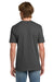 Gildan 980 Mens Short Sleeve Crewneck T-Shirt Charcoal Grey Model Back