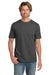 Gildan 980 Mens Short Sleeve Crewneck T-Shirt Charcoal Grey Model Front