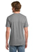 Gildan 980 Mens Short Sleeve Crewneck T-Shirt Heather Graphite Grey Model Back