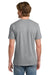 Gildan 980 Mens Short Sleeve Crewneck T-Shirt Heather Grey Model Back