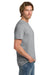 Gildan 980 Mens Short Sleeve Crewneck T-Shirt Heather Grey Model Side