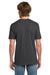 Gildan 980 Mens Short Sleeve Crewneck T-Shirt Smoke Grey Model Back