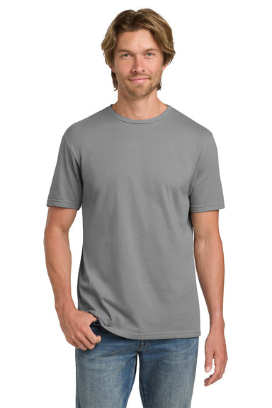 Gildan 980 Mens Short Sleeve Crewneck T-Shirt Storm Grey Model Front