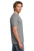 Gildan 980 Mens Short Sleeve Crewneck T-Shirt Storm Grey Model Side