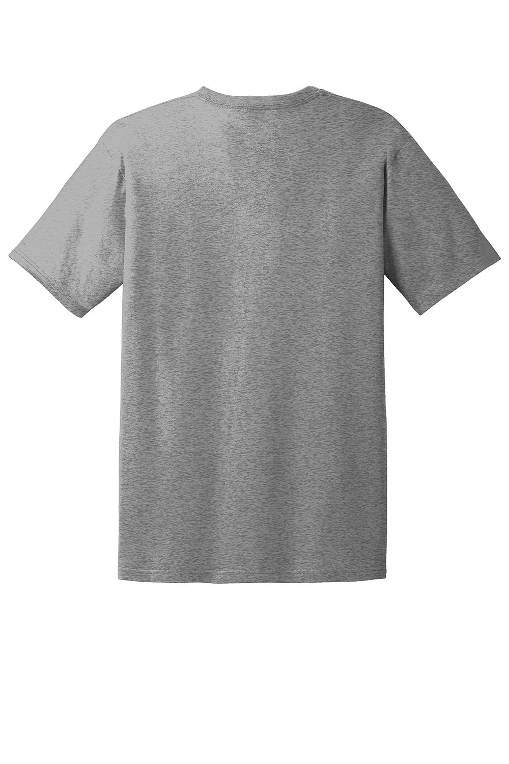 Gildan 980 Mens Short Sleeve Crewneck T-Shirt Heather Graphite Grey Flat Back