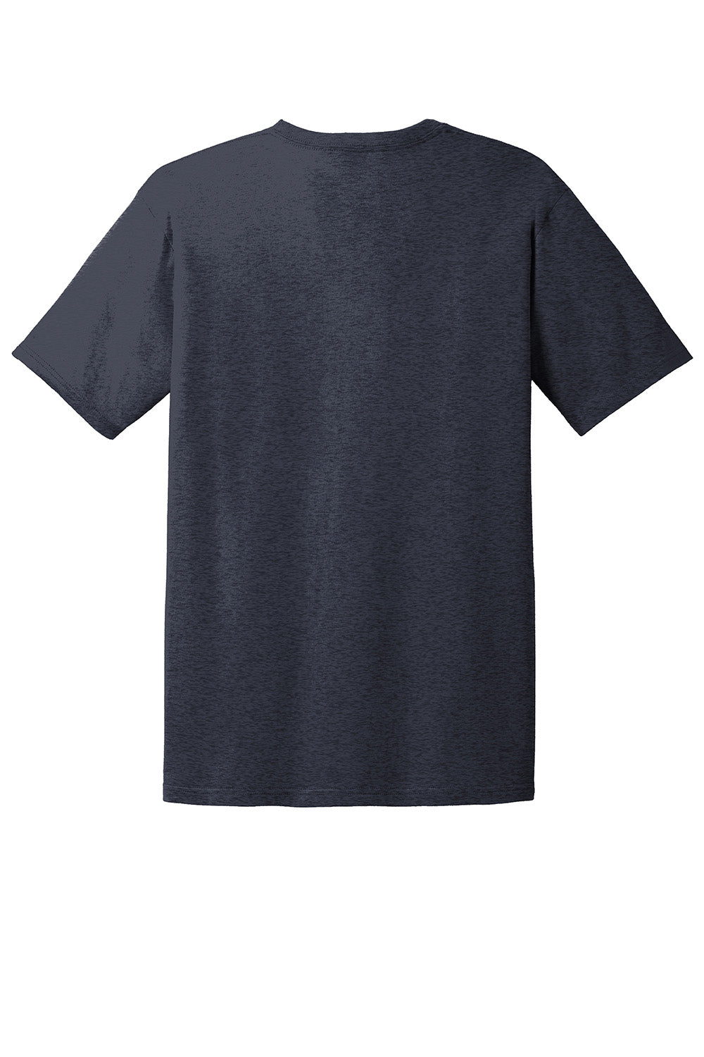 Gildan 980 Mens Short Sleeve Crewneck T-Shirt Navy Blue Flat Back