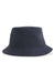 Atlantis Headwear GEO Mens Sustainable Bucket Hat Navy Blue Flat Front