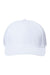 Atlantis Headwear SAND Mens Sustainable Performance Adjustable Hat White Flat Front