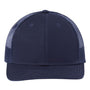 Atlantis Headwear Mens Sustainable Recycled Three Snapback Trucker Hat - Navy Blue/Navy