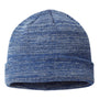 Richardson Mens Marled Beanie - Royal Blue/Grey/Charcoal Grey - NEW