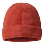 Richardson Mens Waffle Cuffed Beanie - Rust - NEW