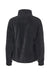 Burnside 5062 Womens Polar Fleece Full Zip Sweatshirt Black Flat Back