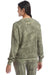 Alternative 9903ZT Womens Eco Washed Throwback Crewneck Sweatshirt Olive Tonal Tie Dye Model Back