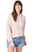 Alternative 9906ZT Womens Eco Washed Hooded Sweatshirt Hoodie Rose Quartz Model Front